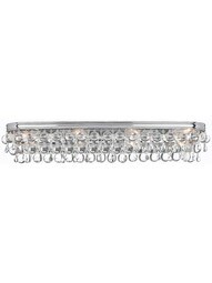 Calypso 8-Light Vanity Bar in Polished Chrome.